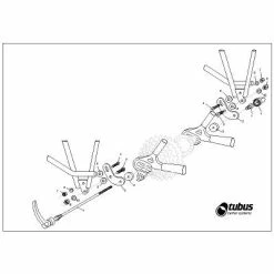 Adaptateur De Fixation Porte-bagage Sur Cadre Sans Oeillet Tubus 9 Adaptateur De Fixation Porte-bagage Sur Cadre Sans Oeillet Tubus -Porte-vélo Soldes Magasin adaptateur de fixation porte bagage sur cadre sans oeillet tubus full 3