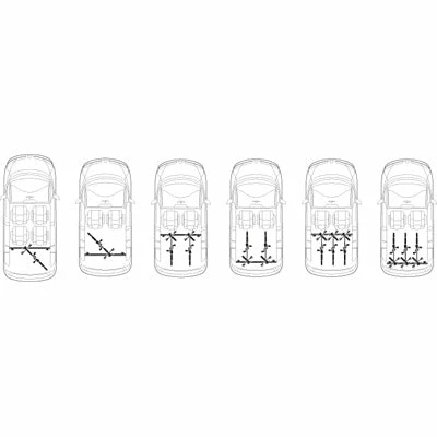 PERUZZO Barre De Fixation Pour Vélo Dans Le Coffre - GENOVA 4 PERUZZO Barre De Fixation Pour Vélo Dans Le Coffre - GENOVA – Image 2