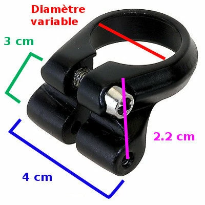 Brandless Collier Tige De Selle Avec œillets Pour Fixer Un Porte Bagage 6 Brandless Collier Tige De Selle Avec œillets Pour Fixer Un Porte Bagage – Image 4