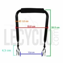 Dossier Pour Siège Enfant Sur Porte-bagage De Vélo - Hooodie -Porte-vélo Soldes Magasin dossier pour siege enfant sur porte bagage de velo hooodie full 4