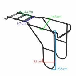 Extension Pour Porte Bagages Vélo Arrière Basil -Porte-vélo Soldes Magasin extension pour porte bagages velo arriere basil full 3