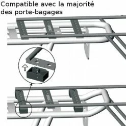 Extension Pour Porte Bagages Vélo Arrière Basil -Porte-vélo Soldes Magasin extension pour porte bagages velo arriere basil full 4