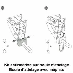 Mottez Kit Antirotation Pour Boule D'attelage 12 Mottez Kit Antirotation Pour Boule D'attelage -Porte-vélo Soldes Magasin kit antirotation pour boule d attelage full 5