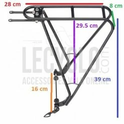 Porte-bagage Arrière De Vélo 26 Pouces TUBUS - DISCO 7 Porte-bagage Arrière De Vélo 26 Pouces TUBUS - DISCO -Porte-vélo Soldes Magasin porte bagage arriere de velo 26 pouces tubus disco full 3