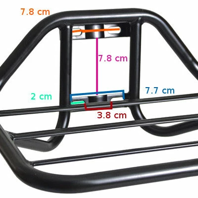 Porte Bagage De Vélo Avant Large Steco 5 Porte Bagage De Vélo Avant Large Steco – Image 3