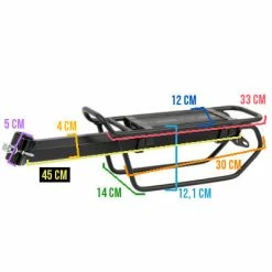 ZEFAL Porte Bagage Raider R30 Sur Tige De Selle - Zéfal -Porte-vélo Soldes Magasin porte bagage raider r30 sur tige de selle zefal full 4