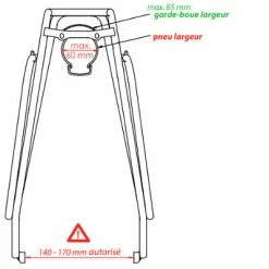 Porte-bagages Arrière Vélo De 26 à 29 Pouces TUBUS Logo Classic -Porte-vélo Soldes Magasin porte bagages arriere velo de 26 a 29 pouces tubus logo classic full 3
