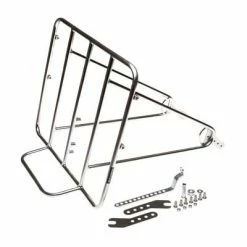 Porte-bagages Avant Argent Pour Vélo Frontière - BLB -Porte-vélo Soldes Magasin porte bagages avant argent pour velo frontiere blb full 5