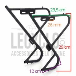 Porte Bagages Avant Vélo 26 à 28 Pouces Lowrider LR-F02 XLC -Porte-vélo Soldes Magasin porte bagages avant velo 26 a 28 pouces lowrider lr f02 xlc full 3