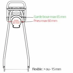 Porte Bagages Vélo Arrière Racktime Addit 26 à 28 Pouces -Porte-vélo Soldes Magasin porte bagages velo arriere racktime addit 26 a 28 pouces full 4