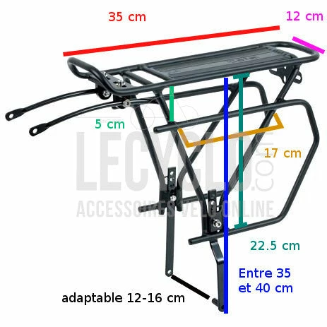 ZEFAL Porte-bagages Vélo Frein à Disque 26-29 Pouces Raider R70 Zéfal 5 ZEFAL Porte-bagages Vélo Frein à Disque 26-29 Pouces Raider R70 Zéfal – Image 3