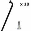 CN-Spoke Rayons Vélo Noirs 2 Mm Avec écrous - Lot De 10 Pièces -Porte-vélo Soldes Magasin rayons velo noirs 2 mm avec ecrous lot de 10 pieces full