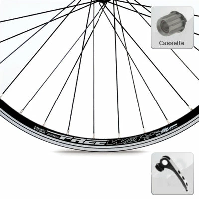 Brandless Roue Arrière Vélo De Ville 28 Pouces Pour Cassette Shimano 3 Brandless Roue Arrière Vélo De Ville 28 Pouces Pour Cassette Shimano