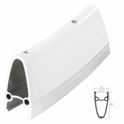 M-Wave Roue De Vélo Avant Blanche 700 Route -Porte-vélo Soldes Magasin roue de velo avant blanche 700 route full 4