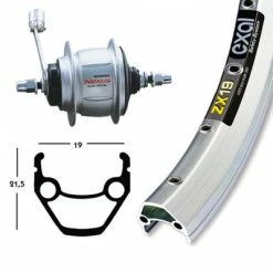 Porte-vélo Soldes Magasin 5 Shimano Roue Vélo Arrière 28 X 1.75 Frein Rétropédalage 8 Vitesses Nexus