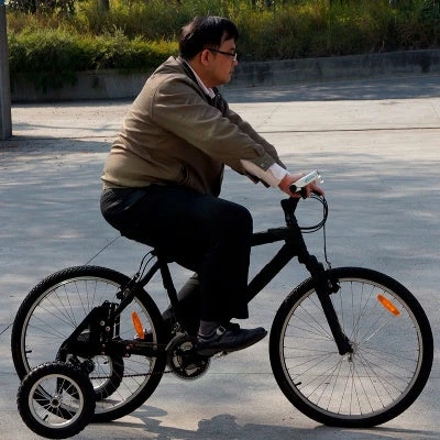 XPRIT Roues Stabilisatrices Pour Vélo Adulte Fixation Hauban Et Base 5 XPRIT Roues Stabilisatrices Pour Vélo Adulte Fixation Hauban Et Base – Image 3