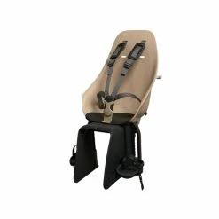 Siège Vélo Enfant Arrière Sur Porte-bagages Urban Iki Bio Momigara -Porte-vélo Soldes Magasin siege arriere urban iki bio pour porte bagages beige