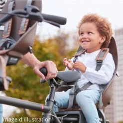 Siège Vélo Enfant Arrière Sur Porte-bagages Urban Iki -Porte-vélo Soldes Magasin siege velo enfant arriere sur porte bagages urban iki marron full 4