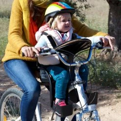 WeeRide DeLuxe Siège Enfant Avant Pour Vélo -Porte-vélo Soldes Magasin weeride deluxe siege enfant avant marron pour velo full 5